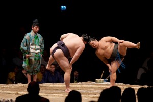 Combates de luchadores de sumo